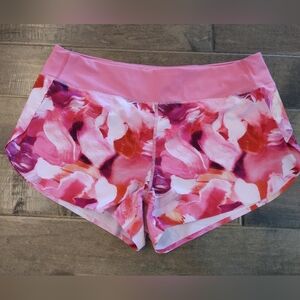 ATHLETA Women's EEUC Run With It pink Athletic 3.5" Shorts - XL